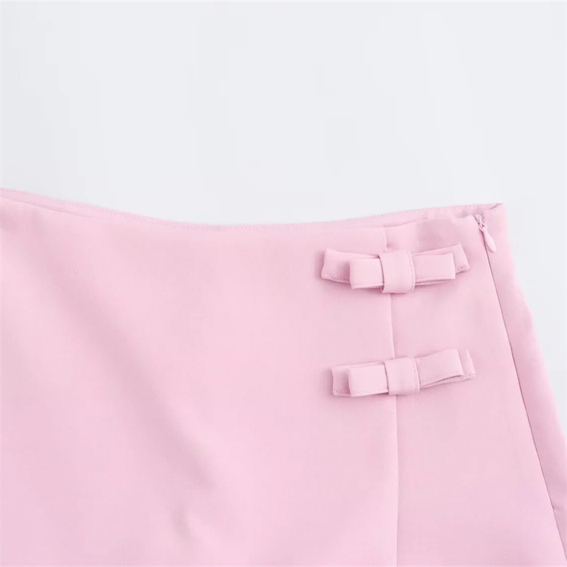 MUJER Pink White Mini Skirt Wo - Summer Zara 评论和价格