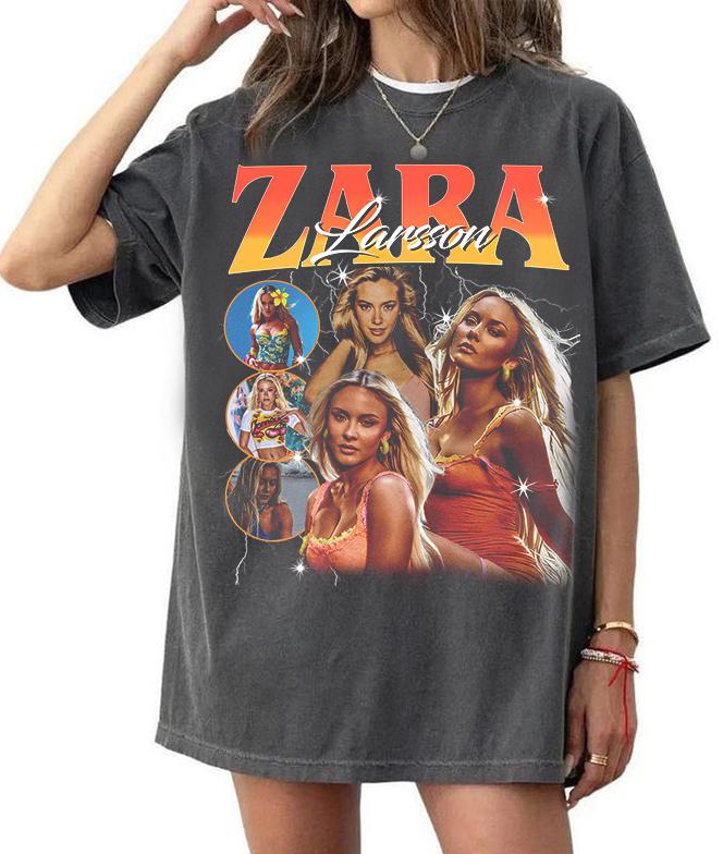 Retro Zara Larsson T-Shirt, Za - Summer Zara 评论和价格