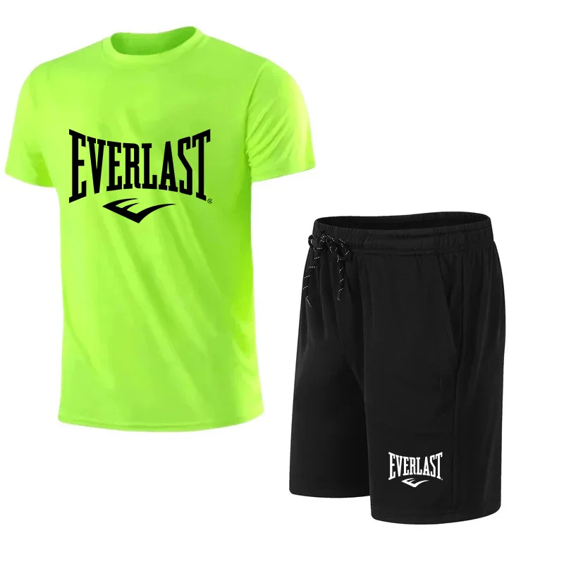 Men's T-shirt + Shorts 2-piece - Summer Clothing Brands 评论和价格