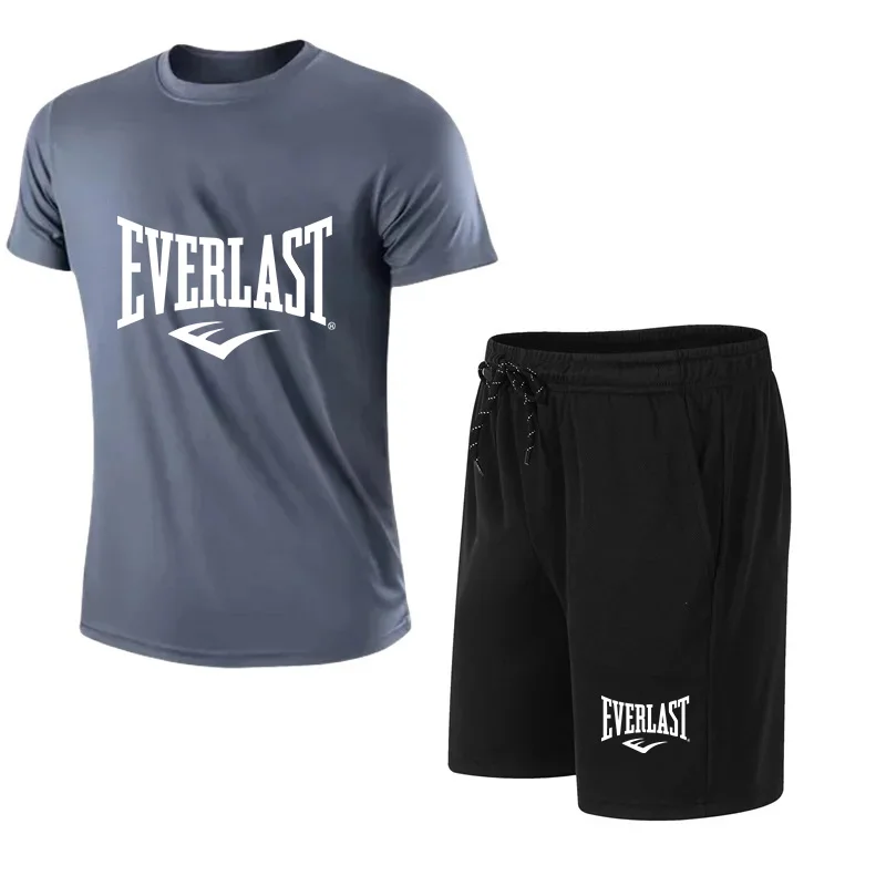 Men's T-shirt + Shorts 2-piece - Summer Clothing Brands 评论和价格