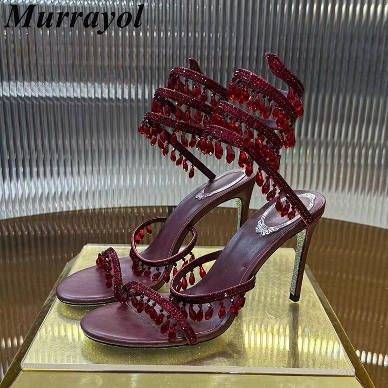 Sandals Ankle Snake Shaped Str - Summer Clothing Stores 评论和价格