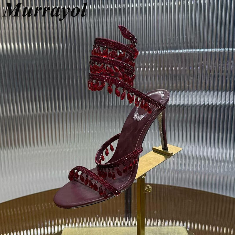 Sandals Ankle Snake Shaped Str - Summer Clothing Stores 评论和价格
