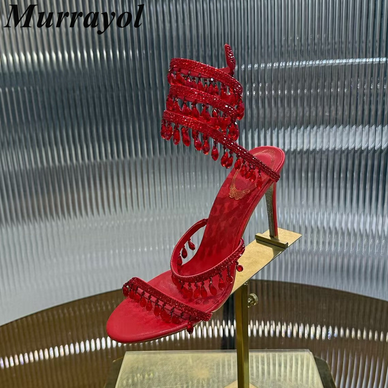 Sandals Ankle Snake Shaped Str - Summer Clothing Stores 评论和价格
