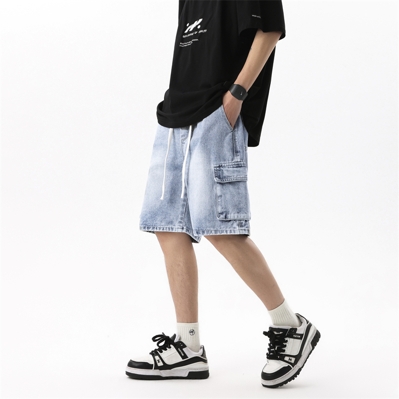 Summer Men's Denim Shorts Retr - Summer Clothing Brands 评论和价格